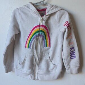 Okie dokie Girls Toddler Jacket Zip Hoodie Size 4T